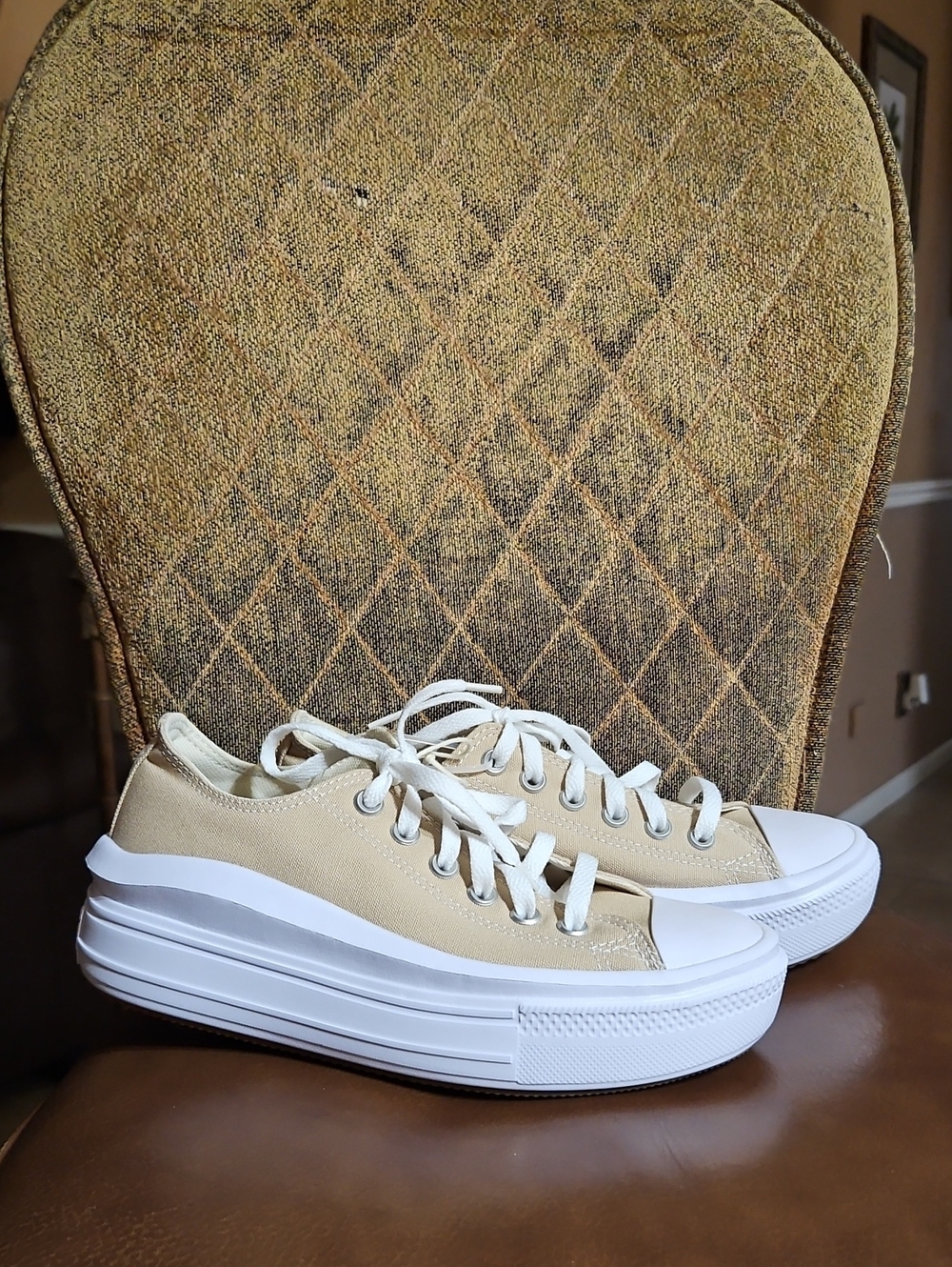 Converse Chuck Taylor All Star Move Ox Lace Up Low Top Platform Sneakers Shoes